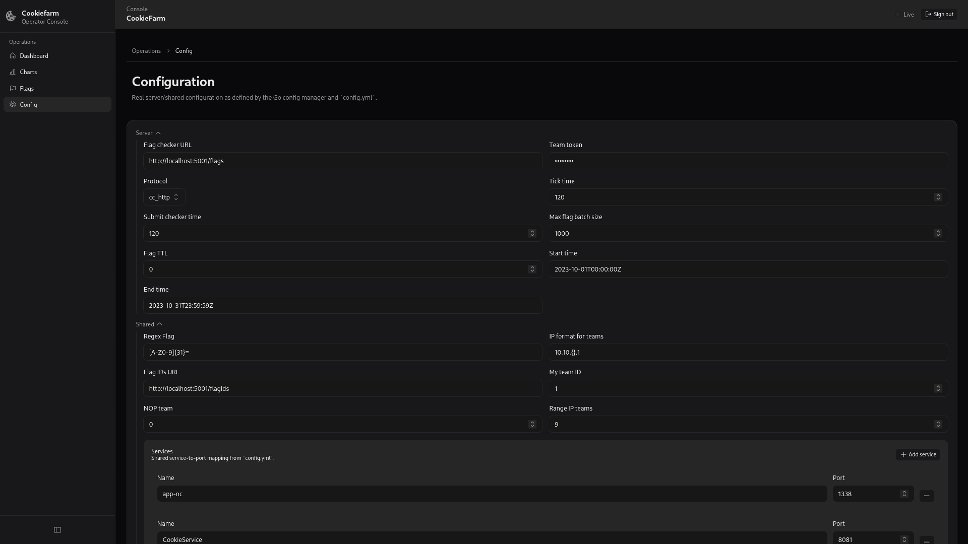 Dashboard Overview